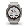 Умные часы Garmin Fenix 7X Pro 51mm Sapphire Solar Edition Titanium Fog Gray/Ember Orange Band