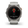 Умные часы Garmin Fenix 7X Pro 51mm Sapphire Solar Edition Titanium Fog Gray/Ember Orange Band