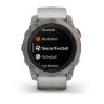 Умные часы Garmin Fenix 7X Pro 51mm Sapphire Solar Edition Titanium Fog Gray/Ember Orange Band