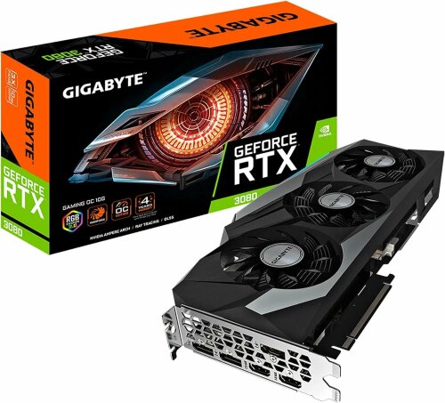 Игровая видеокарта NVIDIA Gigabyte GeForce RTX 3080 GAMING OC 10G