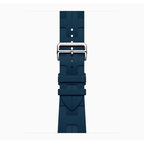 Apple Watch Hermes Series 12 42mm, спортивный ремешок Kilim синий Bleu de Malte