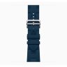 Apple Watch Hermes Series 12 42mm, спортивный ремешок Kilim синий Bleu de Malte