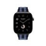 Ремешок Hermès для Apple Watch 46mm Rocabar Club — темно-синий / ярко-голубой (Bleu Nuit/Bleu Brighton)