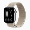 Apple Watch Series 12 46mm, Space Gray Aluminum Case with Sport Loop - Limestone