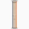 Apple Watch Ultra 3 49mm Titanium Case with Orange/Beige Trail Loop (M/L)