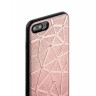 Силиконовый чехол Star Diamond для iPhone 8 Plus и 7 Plus - Розовое золото