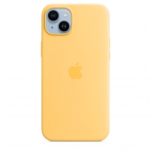 Силиконовый чехол для iPhone 14 Plus с MagSafe - "Солнечное сияние"