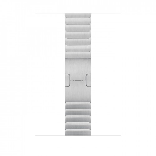 Блочный браслет из стали 42mm для Apple Watch - "Серебряный"