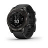 Умные часы Garmin Fenix 7 Pro 47mm Sapphire Solar Edition Carbon Gray DLC Titanium Black Band