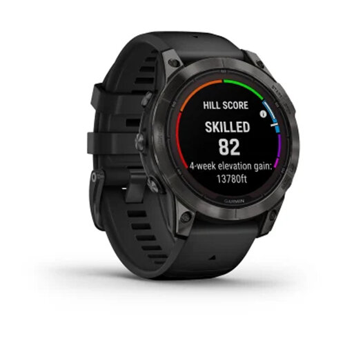 Умные часы Garmin Fenix 7 Pro 47mm Sapphire Solar Edition Carbon Gray DLC Titanium Black Band