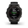 Умные часы Garmin Fenix 7 Pro 47mm Sapphire Solar Edition Carbon Gray DLC Titanium Black Band