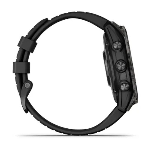 Умные часы Garmin Fenix 7 Pro 47mm Sapphire Solar Edition Carbon Gray DLC Titanium Black Band