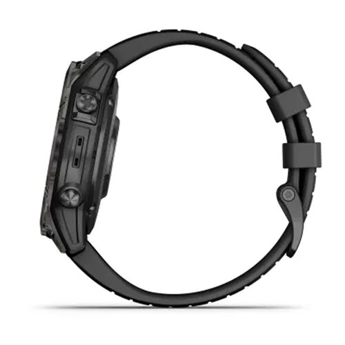 Умные часы Garmin Fenix 7 Pro 47mm Sapphire Solar Edition Carbon Gray DLC Titanium Black Band