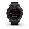 Умные часы Garmin Fenix 7 Pro 47mm Sapphire Solar Edition Carbon Gray DLC Titanium Black Band