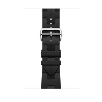 Ремешок Hermes для Apple Watch 45mm Kilim Single Tour - Черный (Noir)