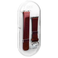 Кожаный ремешок COTEetCI W1 Band для Apple Watch 42мм - Коричневый