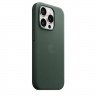 Чехол FineWoven для iPhone 15 Pro Max с MagSafe - Вечнозеленый (Evergreen)