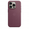 Чехол FineWoven для iPhone 15 Plus MagSafe - Шелковица (Mulberry)