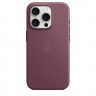 Чехол FineWoven для iPhone 15 Plus MagSafe - Шелковица (Mulberry)