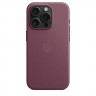 Чехол FineWoven для iPhone 15 Plus MagSafe - Шелковица (Mulberry)
