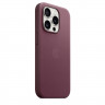 Чехол FineWoven для iPhone 15 Plus MagSafe - Шелковица (Mulberry)