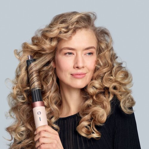 Мультистайлер и фен Dyson Airwrap Co-anda2x Straight+Wavy - Ceramic Apricot/Topaz