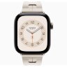 Apple Watch Hermes Series 12 42mm, спортивный ремешок Kilim светлый Béton
