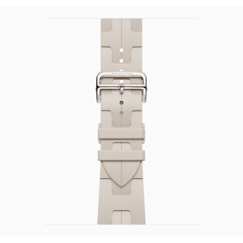 Apple Watch Hermes Series 12 42mm, спортивный ремешок Kilim светлый Béton