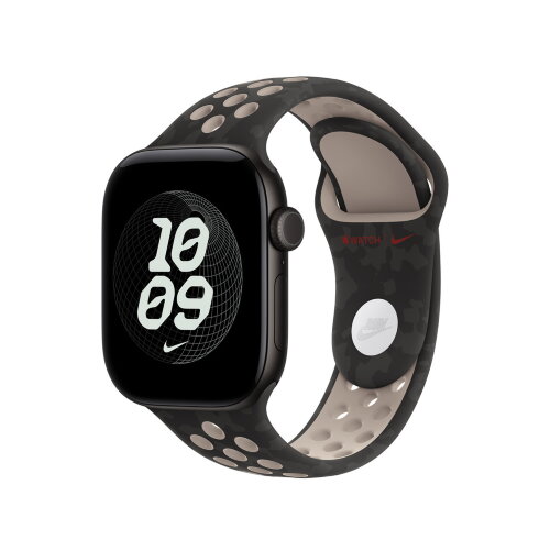 Ремешок Nike Sport Band для Apple Watch 42mm S/M — Черный (After Dark Black)