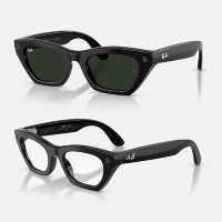Ray-Ban Meta Gen 3 Zena Transitions (черный глянцевый / зеленый фотохром)