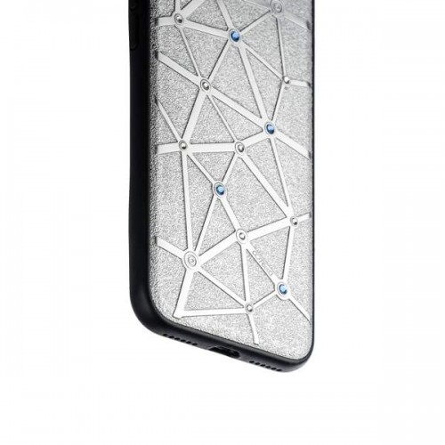 Силиконовый чехол Star Diamond для iPhone 8 Plus и 7 Plus - Серебристый