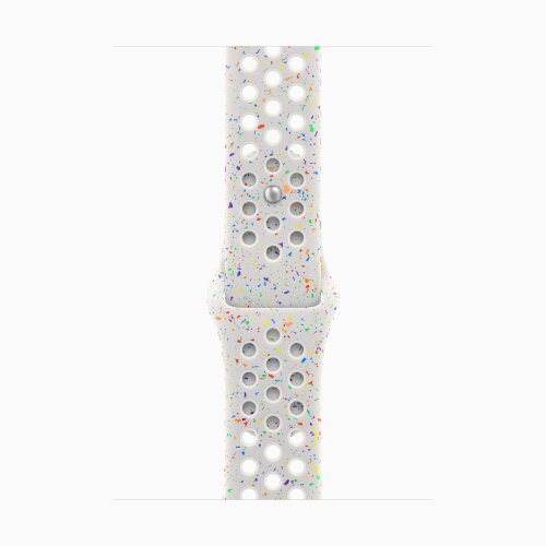 Apple Watch Series 10 42mm, Silver Aluminum Case with Nike Sport Band - Pure Platinum