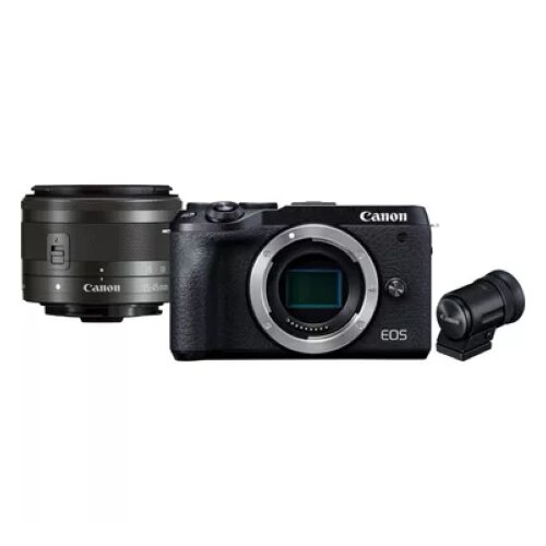 Canon EOS M6 Mark II + EF-M 15-45mm IS STM Lens + Electronic Viewfinder Kit