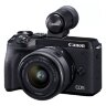 Canon EOS M6 Mark II + EF-M 15-45mm IS STM Lens + Electronic Viewfinder Kit