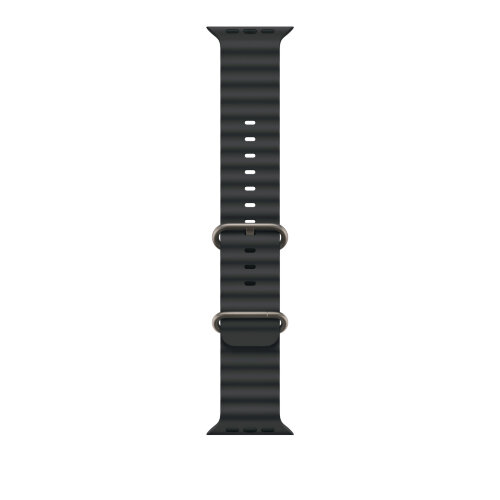 Ремешок для Apple Watch Ultra Watch Titanium Ocean Band - Black (Черный)