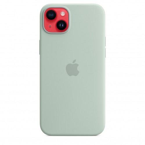 Силиконовый чехол для iPhone 14 Plus с MagSafe - Мятный