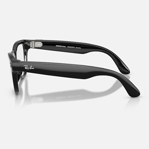 Ray-Ban Meta Gen 2 Skyler Transitions (прозрачные линзы с автозатемнением в фиолетовые, глянцевая черная оправа)