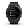 Умные часы Garmin Fenix 7X Pro 51mm Solar Edition Slate Gray Black Band