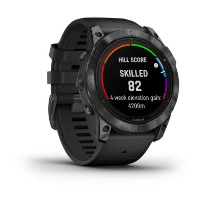 Умные часы Garmin Fenix 7X Pro 51mm Solar Edition Slate Gray Black Band