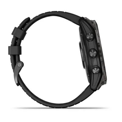 Умные часы Garmin Fenix 7X Pro 51mm Solar Edition Slate Gray Black Band