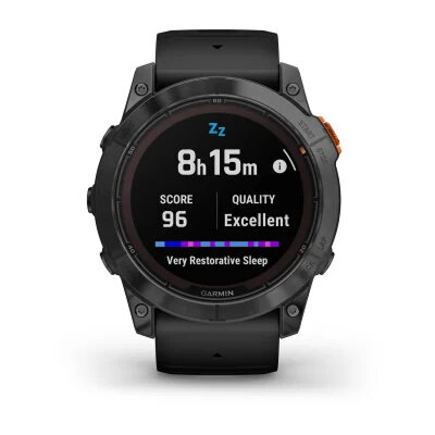 Умные часы Garmin Fenix 7X Pro 51mm Solar Edition Slate Gray Black Band