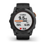 Умные часы Garmin Fenix 7X Pro 51mm Solar Edition Slate Gray Black Band