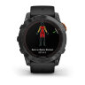 Умные часы Garmin Fenix 7X Pro 51mm Solar Edition Slate Gray Black Band