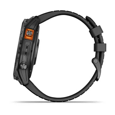 Умные часы Garmin Fenix 7X Pro 51mm Solar Edition Slate Gray Black Band