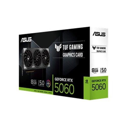 Видеокарта NVIDIA ASUS TUF Gaming GeForce RTX 5060 8 ГБ GDDR7 OC