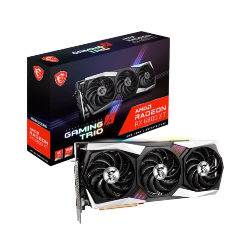 Игровая видеокарта MSI Radeon RX 6800 XT GAMING X TRIO 16G