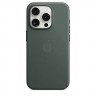 Чехол FineWoven для iPhone 15 Plus MagSafe - Вечнозеленый (Evergreen)