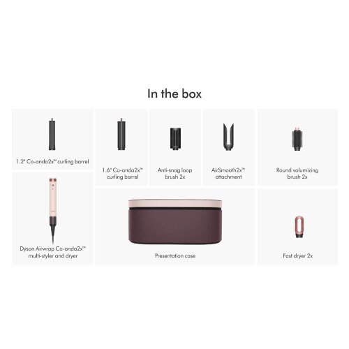 Мультистайлер и фен Dyson Airwrap Co-anda2x Straight+Wavy - Ceramic pink/Rose gold