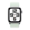 Apple Watch SE (2023) 40mm, Silver Aluminum Case with Sport Loop - Soft Mint (Мятный)