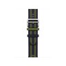 Ремешок Hermès для Apple Watch 46mm Rocabar Club — темно-синий / зеленый (Bleu Nuit/Vert)
